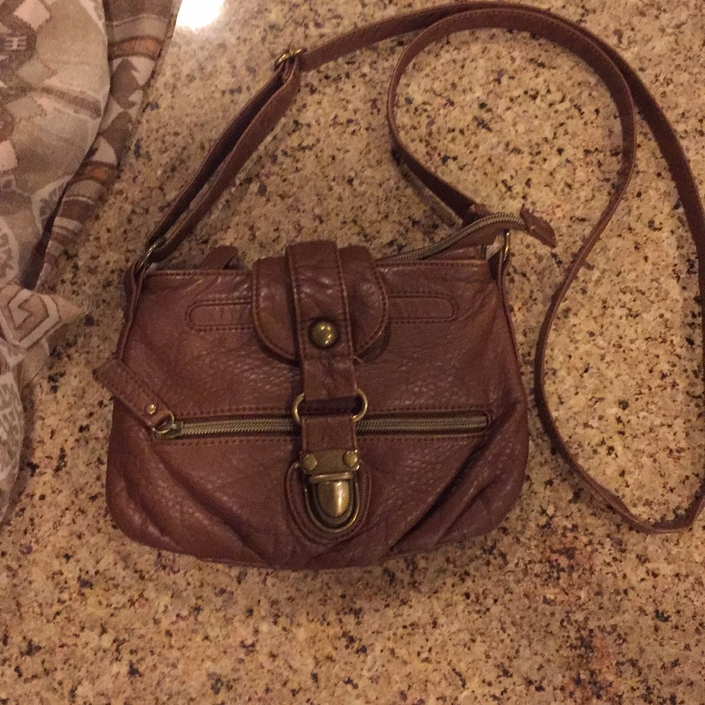 Urban outfitters brown crossbody festival bag